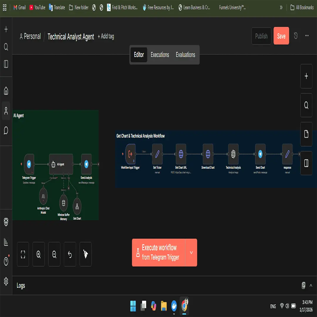 Trading Analysis Automation Bot Dashboard